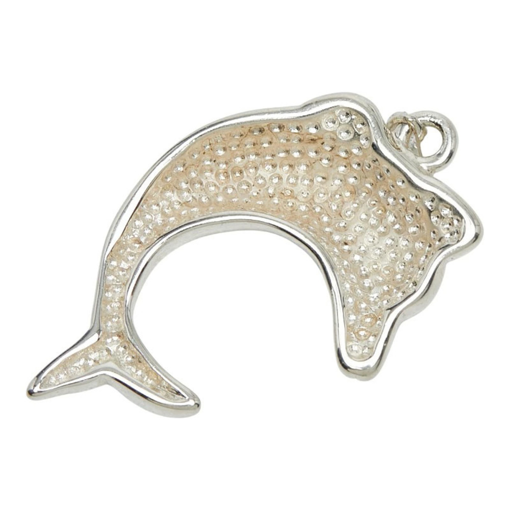 Tiffany Co Dolphin Motif Pendant Top Silver TIFFANYCo Silver